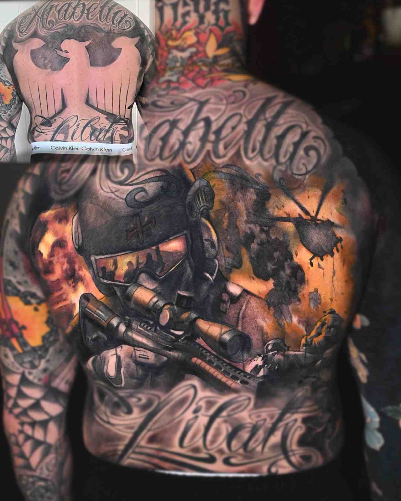 Cover-up tattoos in Glasgow by experienced artist