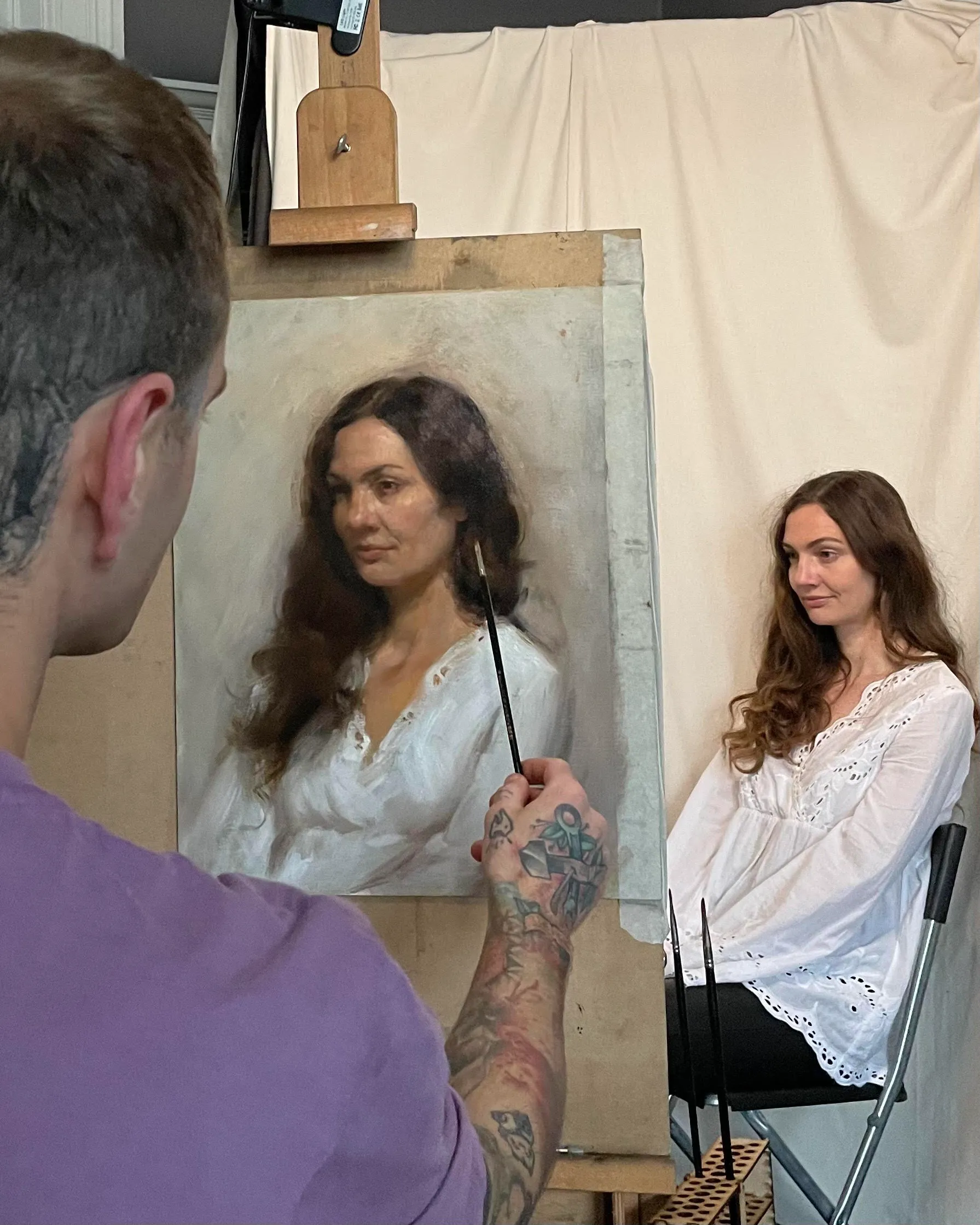 Portrait tattoo in Glasgow by professional artist