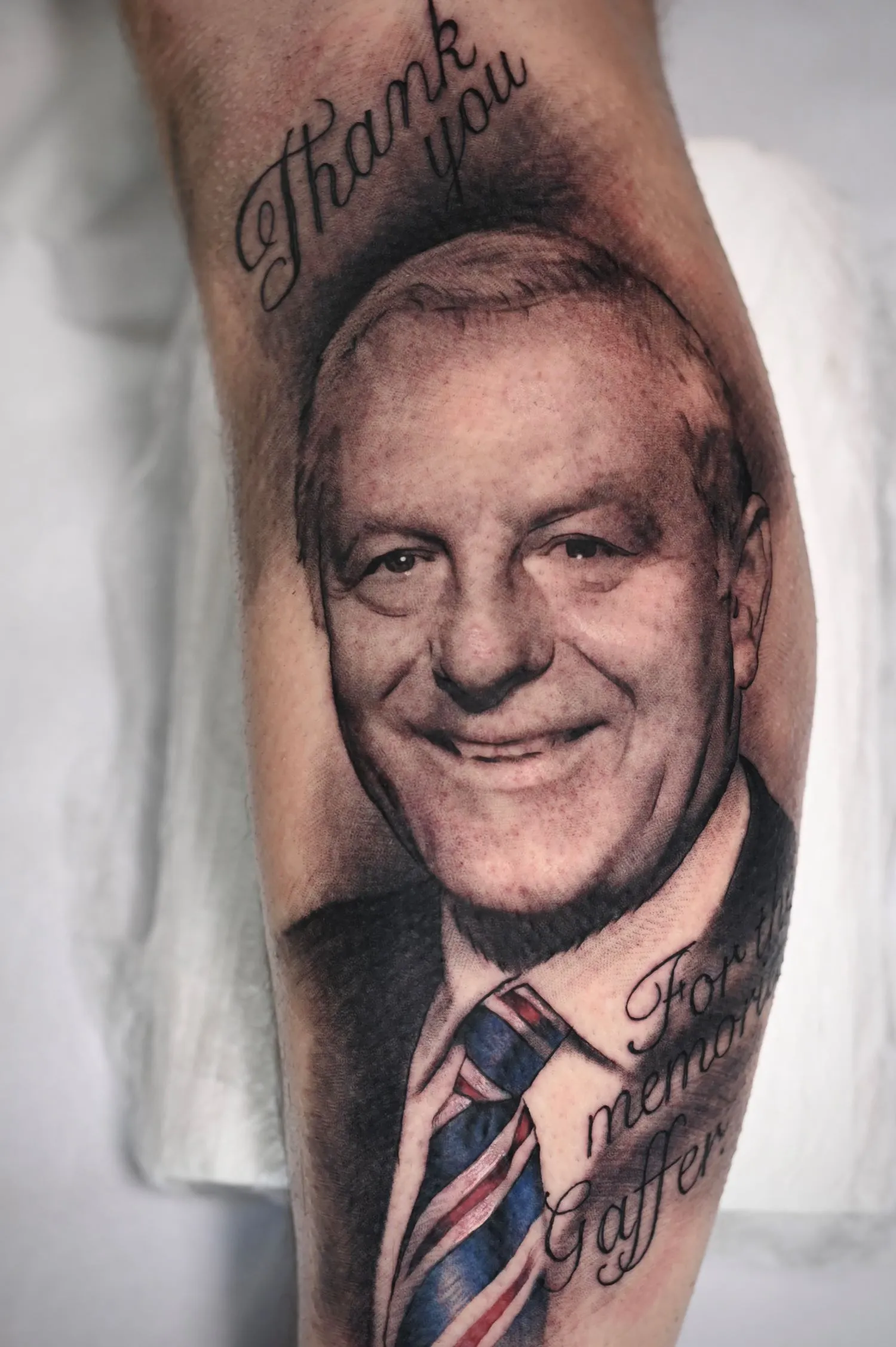 Portrait tattoo consultation Glasgow studio