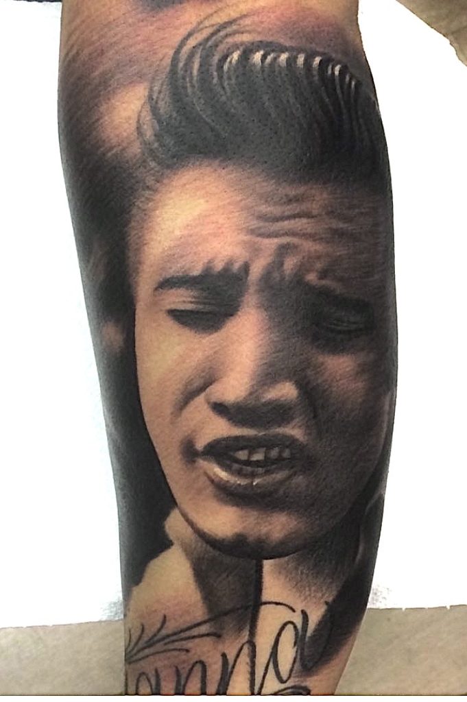 Black-Grey-Portrait- Tattoo