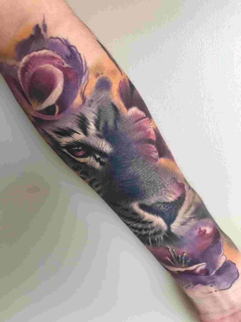 Color realism tattoo